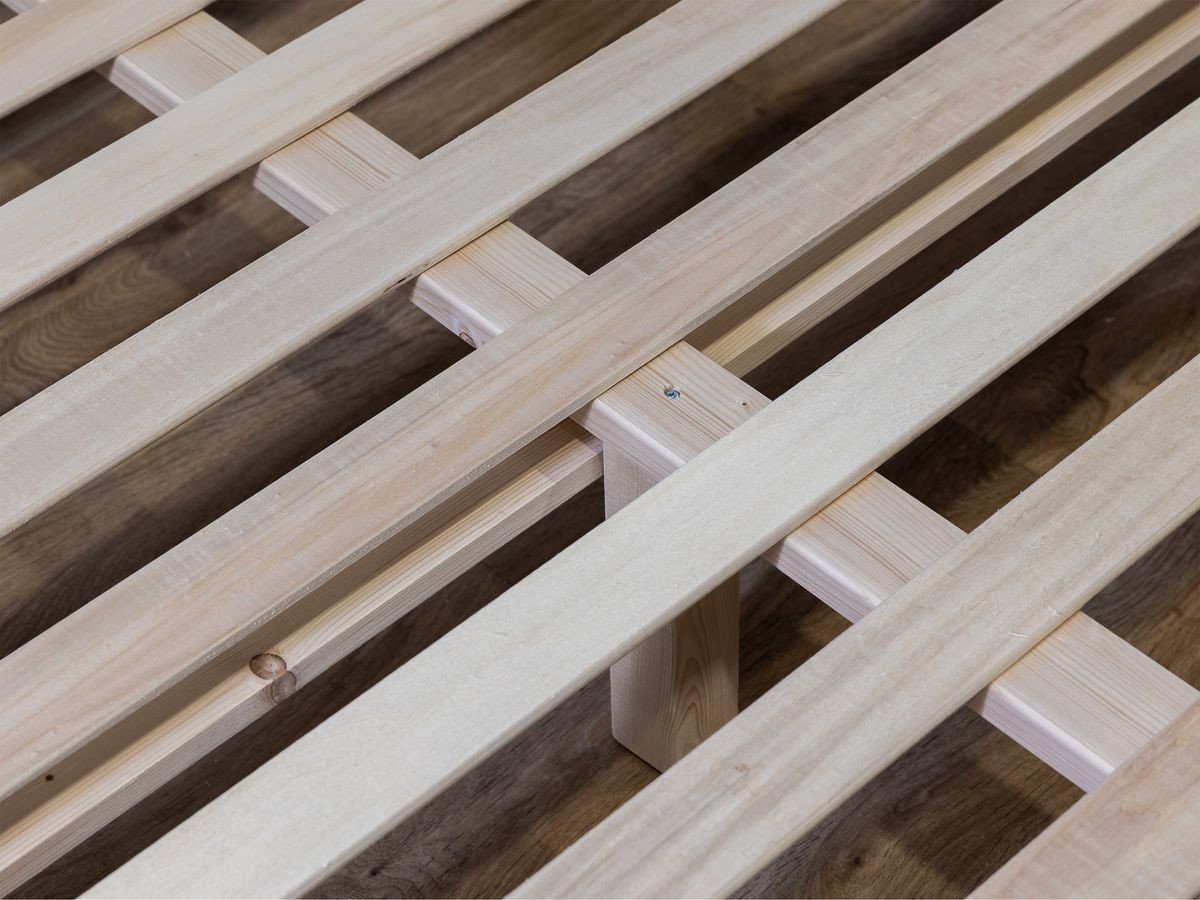 OCEANE bed met massieve lattenbodem
