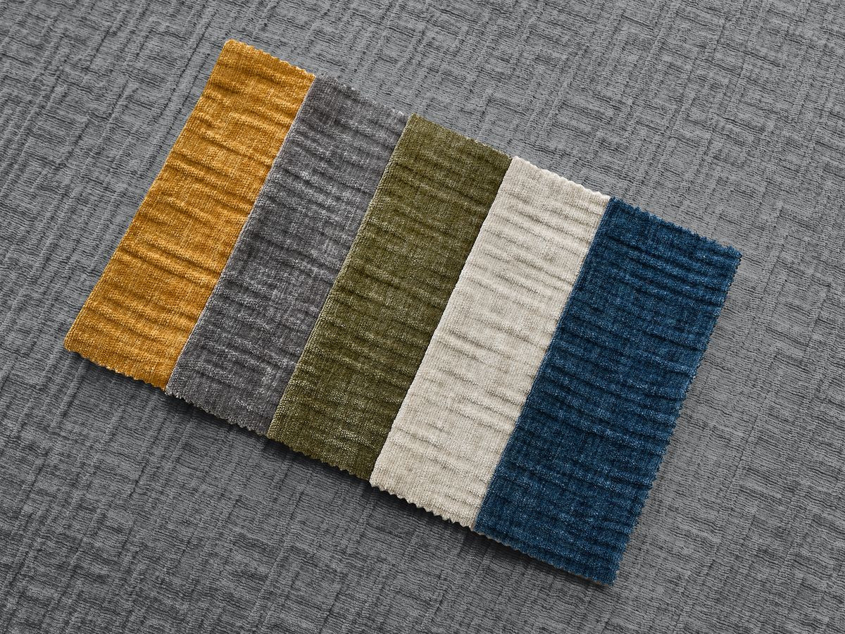 Canapé droit convertible HUGO texturé gris foncé — vue 4