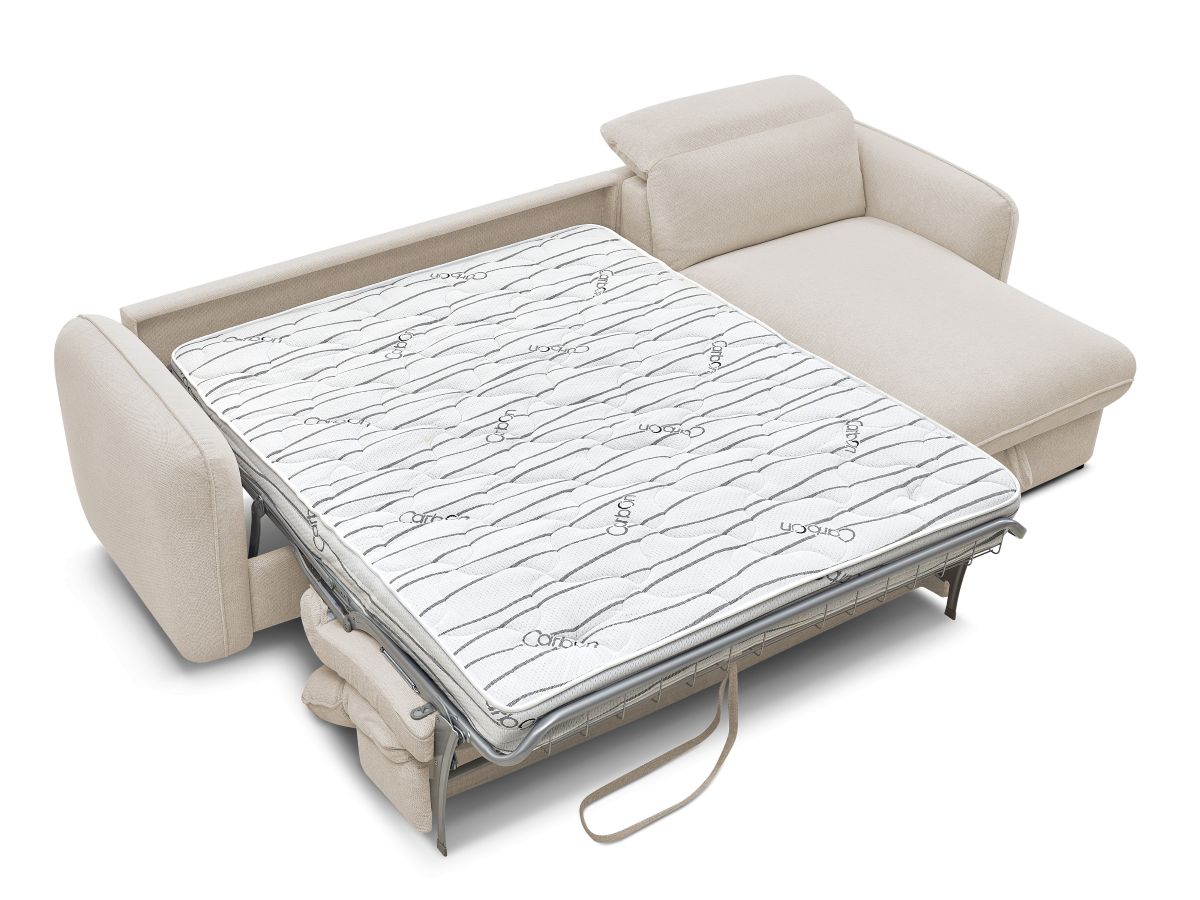 Canapé d'angle réversible convertible ouverture express coffre ACHILLE