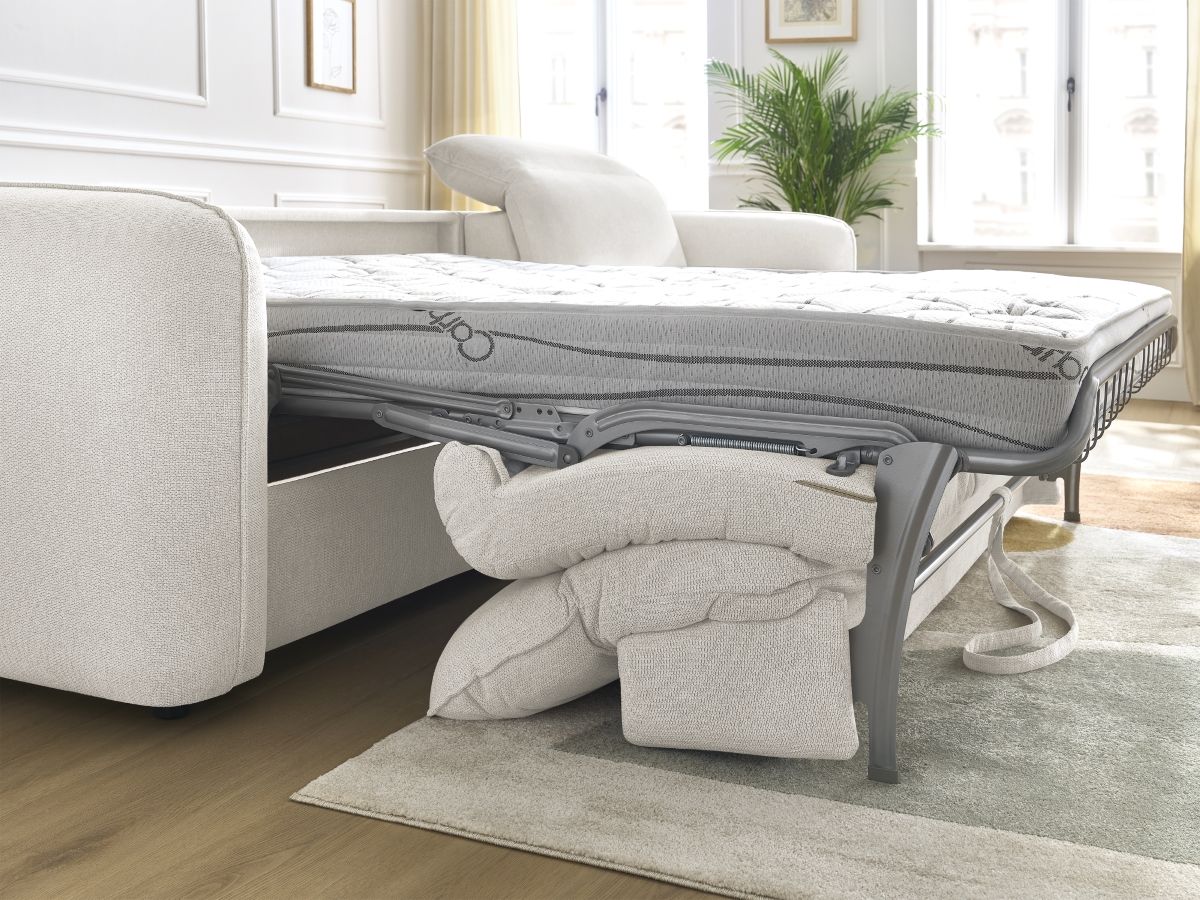 Canapé d'angle réversible convertible ouverture express coffre ACHILLE