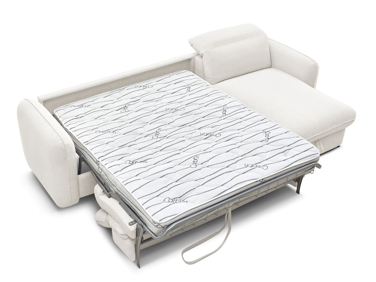 Canapé d'angle réversible convertible ouverture express coffre ACHILLE