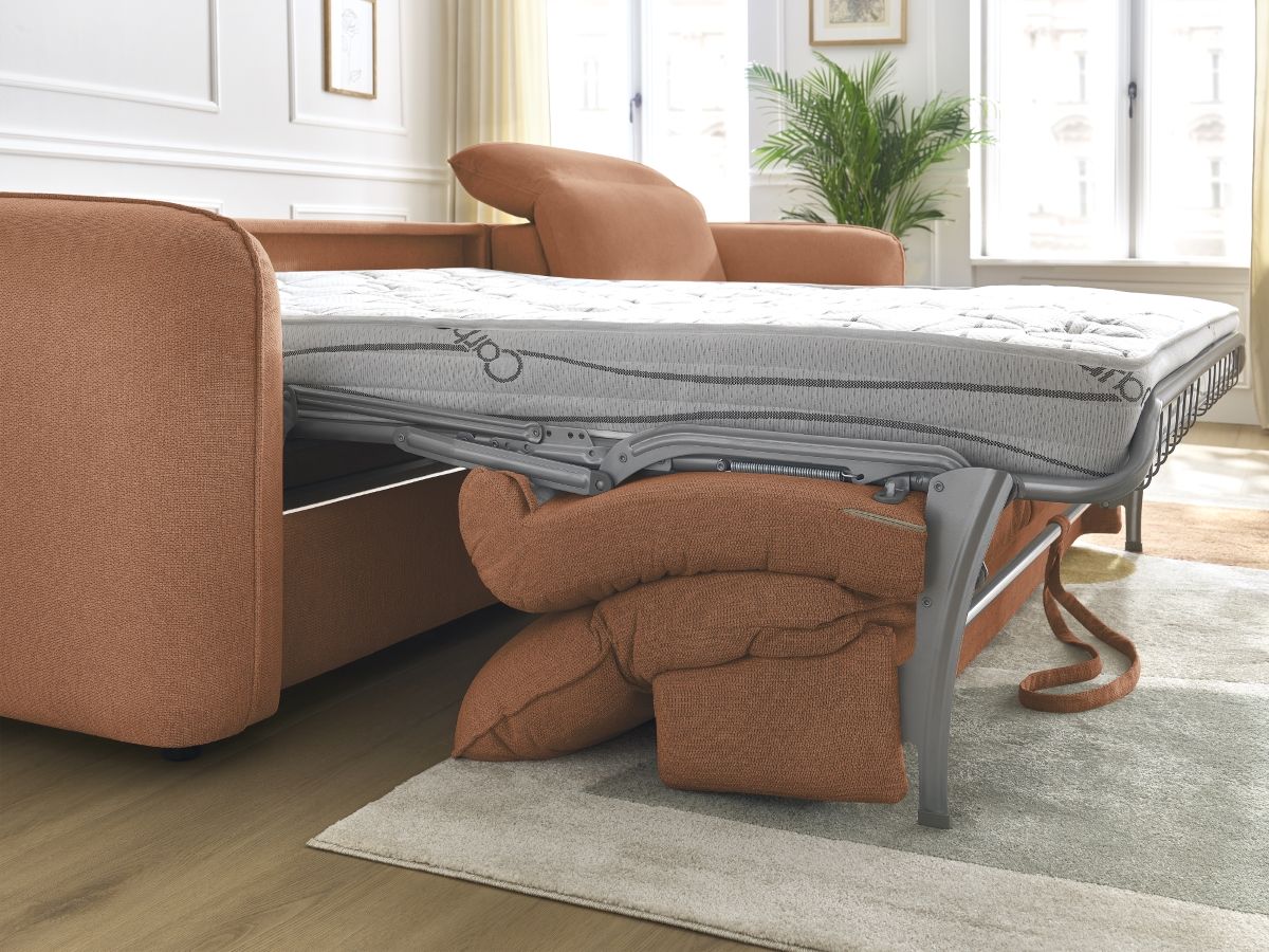 Canapé d'angle réversible convertible ouverture express coffre ACHILLE