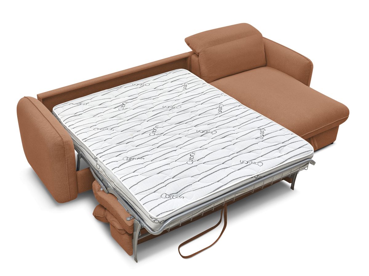 Canapé d'angle réversible convertible ouverture express coffre ACHILLE