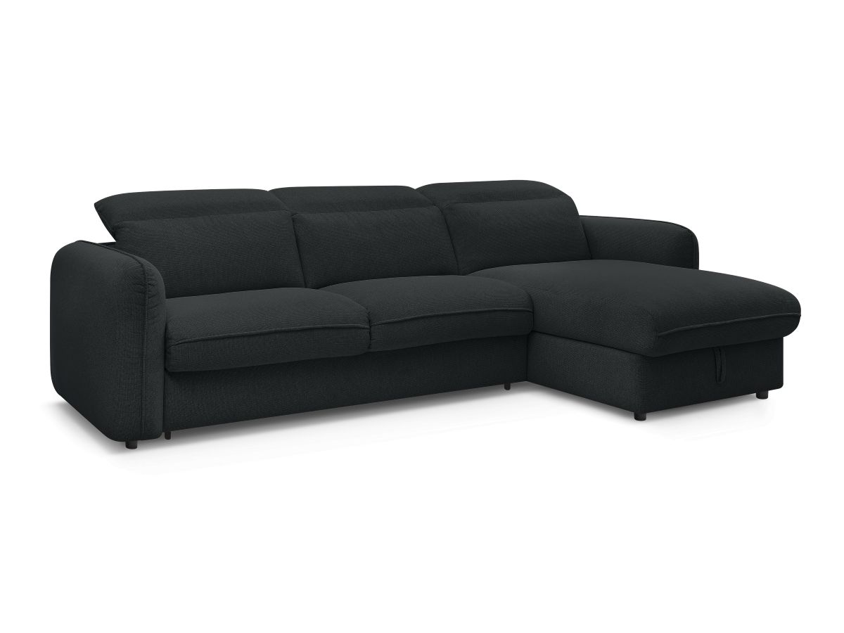 Canapé d'angle convertible express coffre ACHILLE