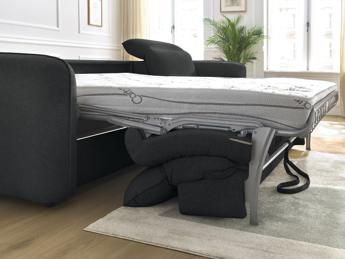 Canapé d'angle réversible convertible ouverture express coffre ACHILLE