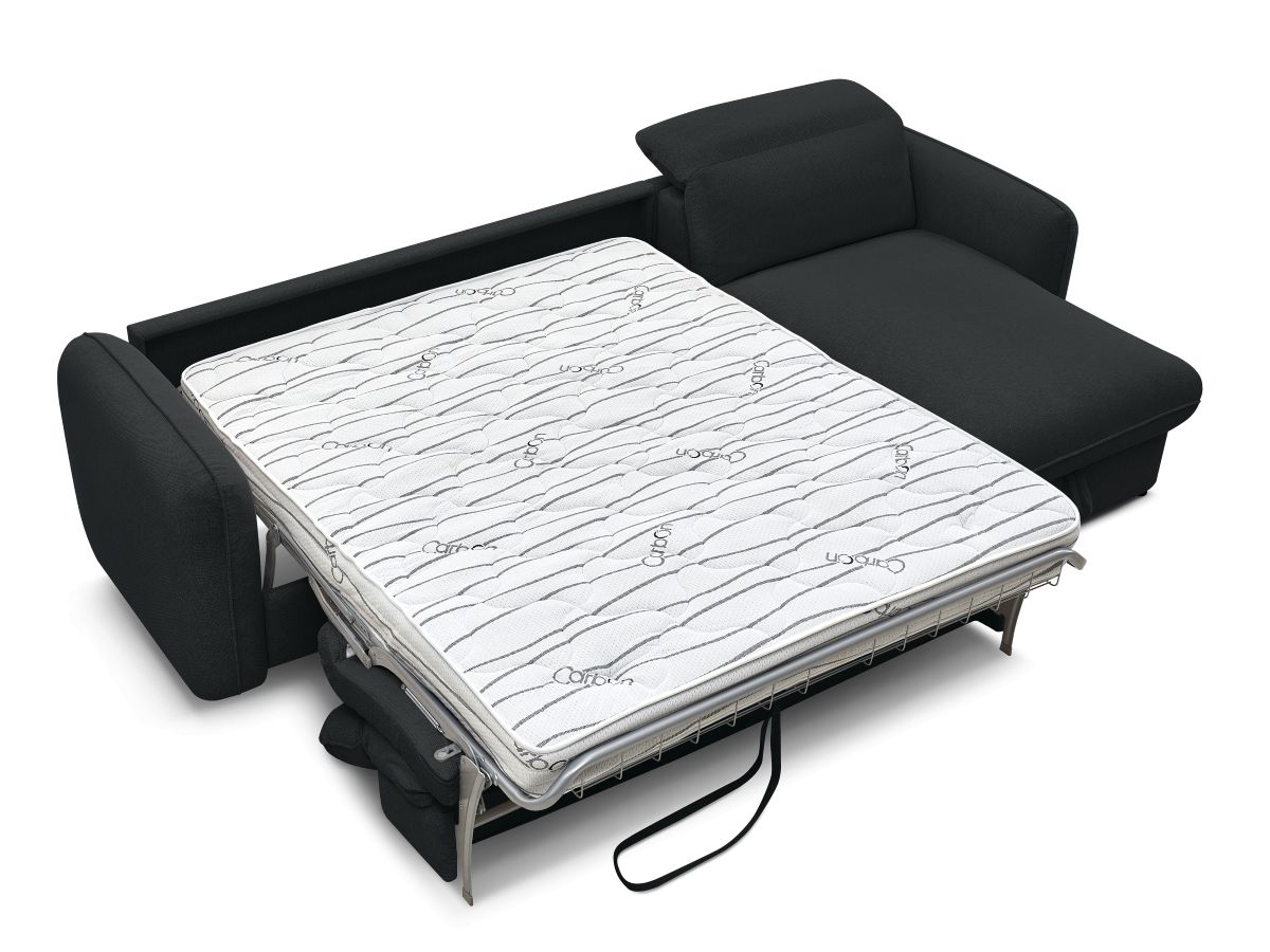 Canapé d'angle réversible convertible ouverture express coffre ACHILLE