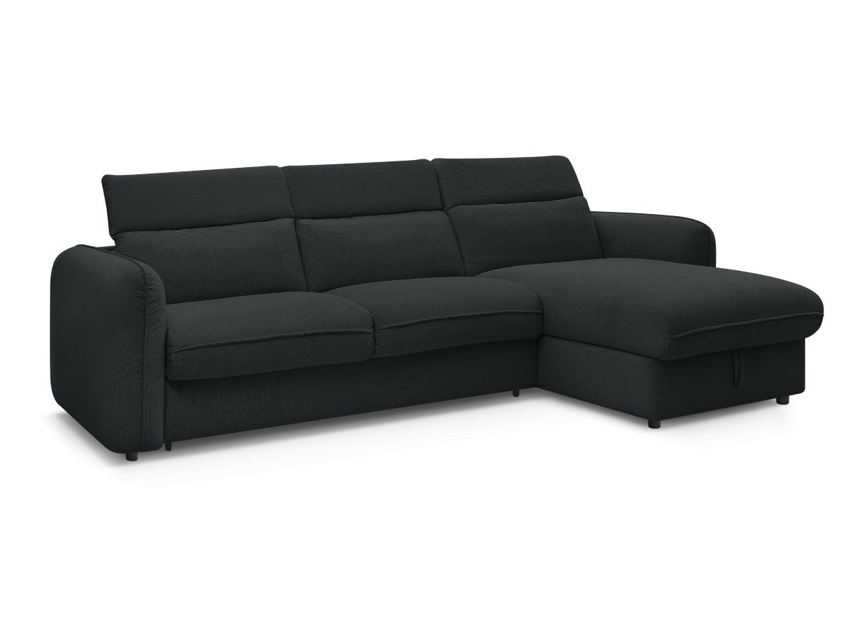 Canapé d'angle réversible convertible ouverture express coffre ACHILLE