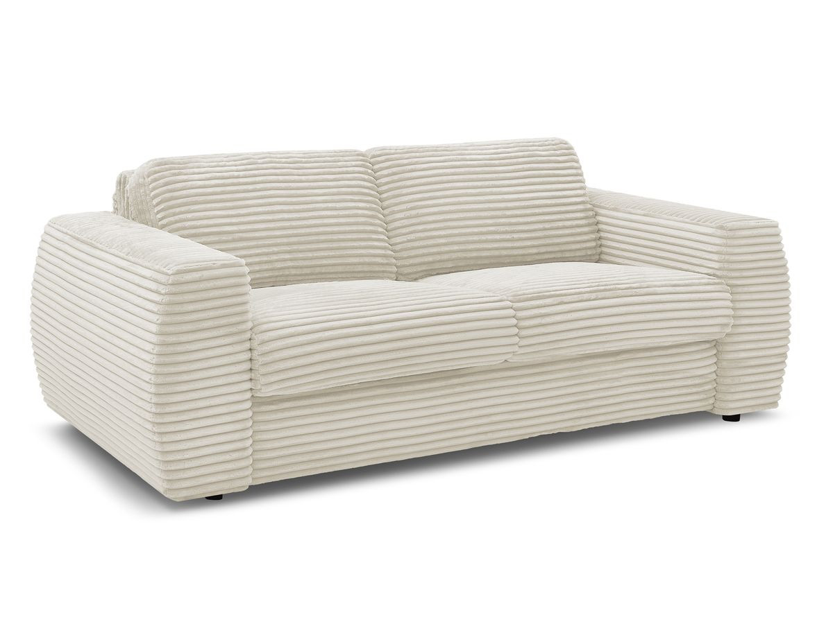 hugo omvormbare rechte bank met express-opening, grote rib gekleurd beige