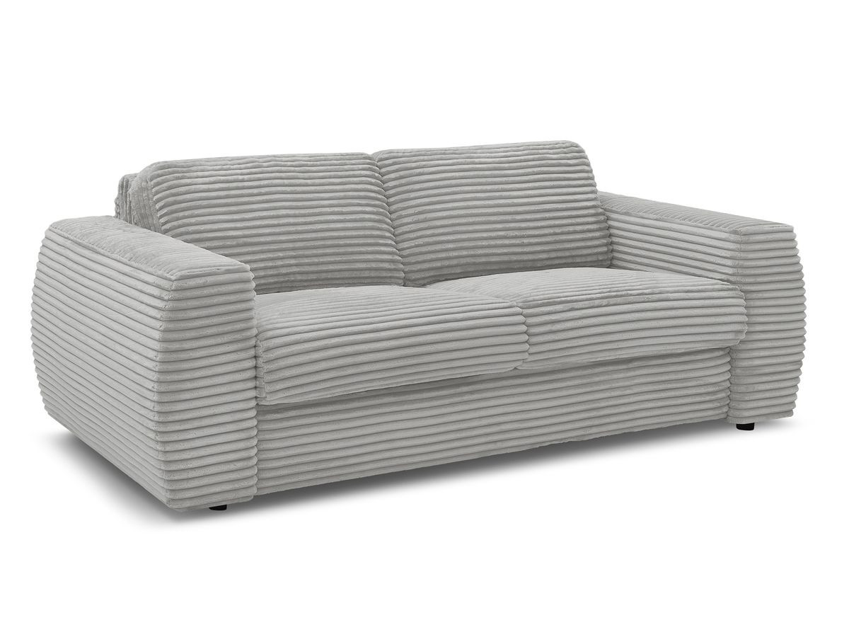 hugo omvormbare rechte bank met express-opening, grote rib gekleurd lichtgrijs