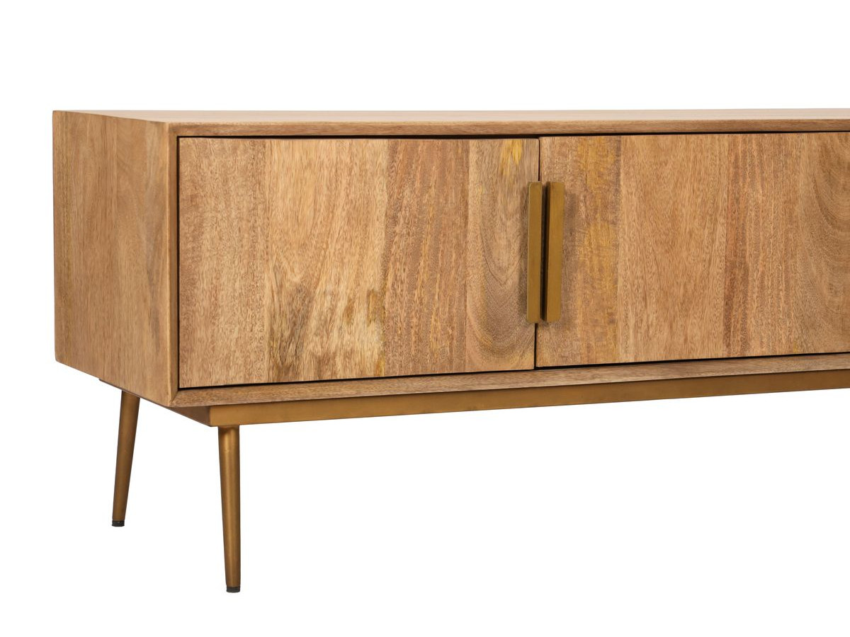 BRUGES 4-deurs tv-meubel 180 cm massief mangohout