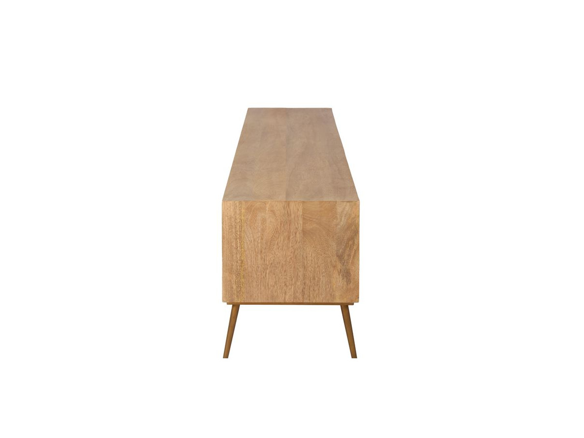 BRUGES 4-deurs tv-meubel 180 cm massief mangohout