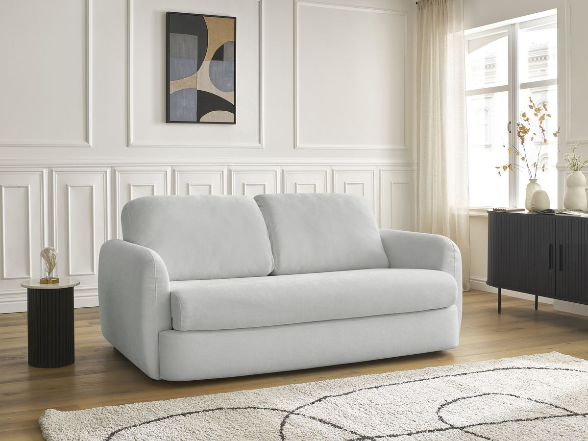 Canapé droit convertible JAURES gris clair — vue 6