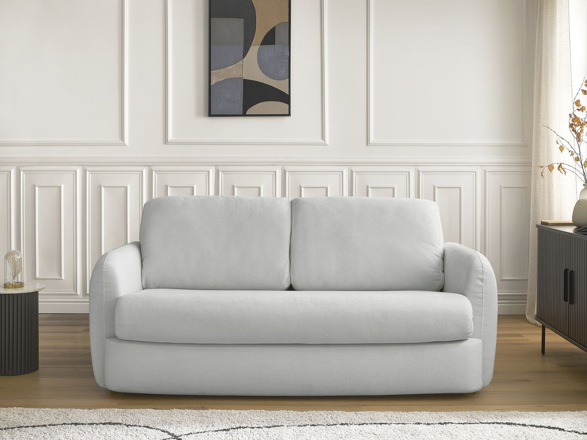 Canapé droit convertible JAURES gris clair — vue 5