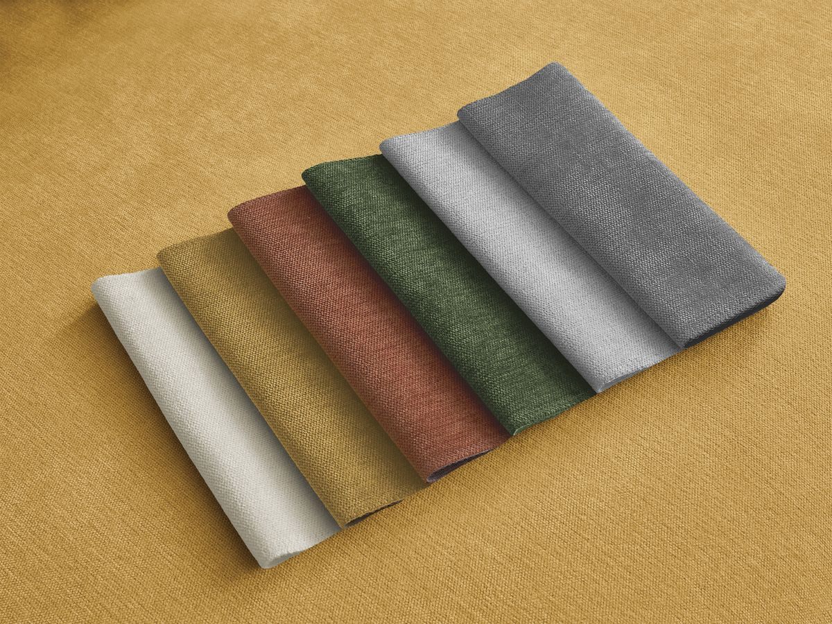 Canapé droit convertible JAURES jaune — vue 4