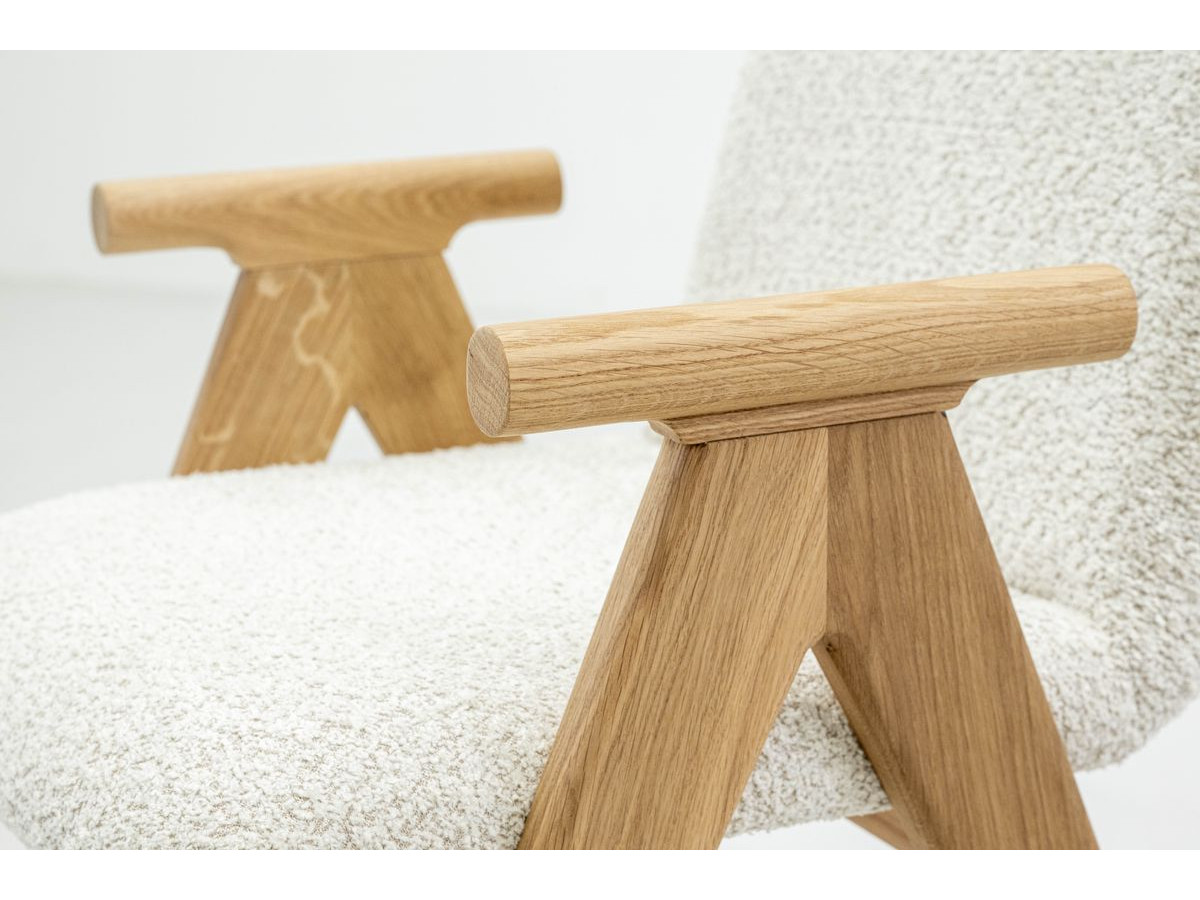 Ensemble MAZARGUES avec table à manger extensible 200 à 300 cm + 6 chaises PAGNOL placage chêne massif