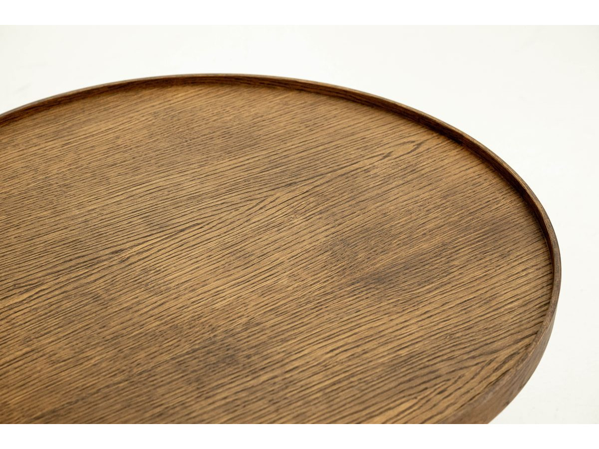 Set van 3 CASTELLANE salontafels van massief eikenfineer