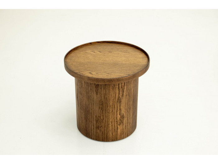 Table basse D.45 cm CASTELLANE placage chêne massif