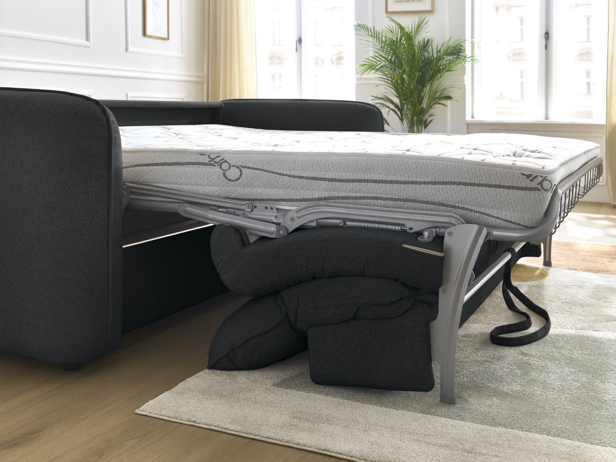 Canapé droit convertible ouverture express ACHILLE