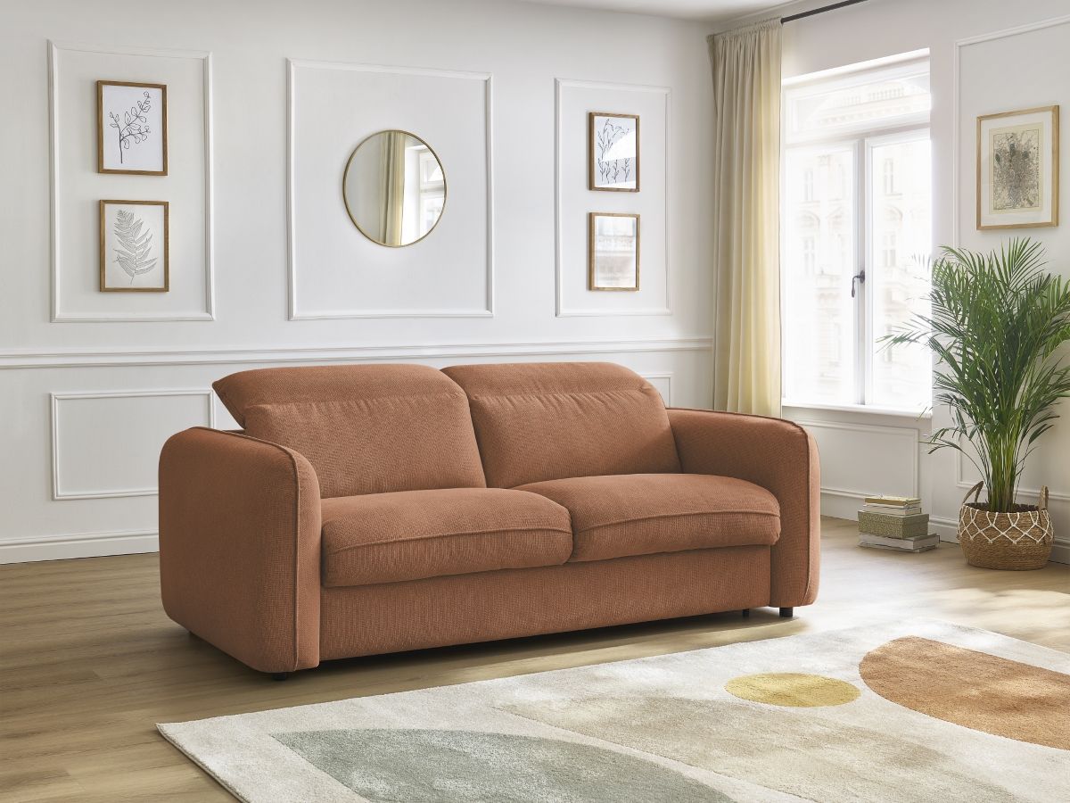 Canapé droit convertible ouverture express ACHILLE