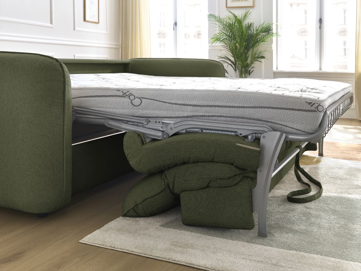Canapé droit convertible ouverture express ACHILLE