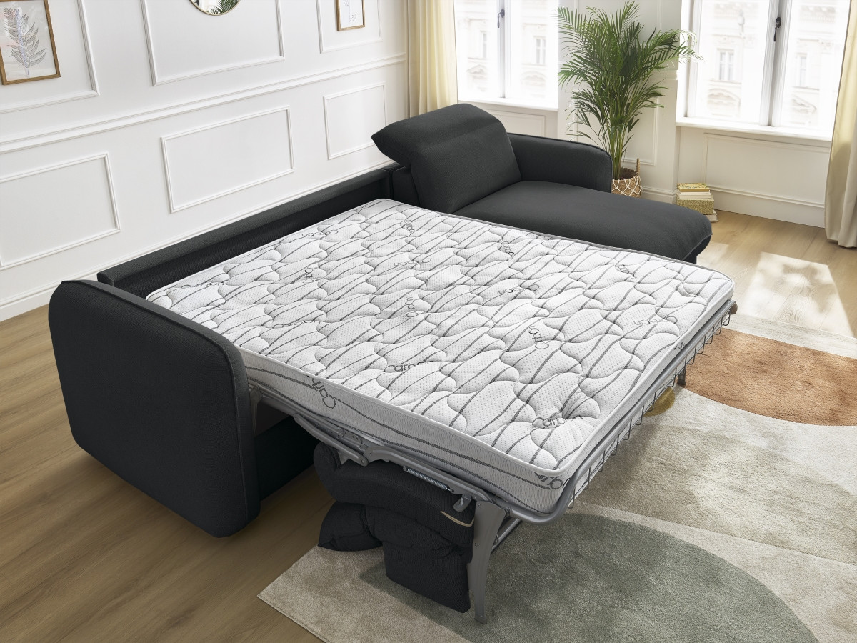 Canapé droit convertible ouverture express ACHILLE
