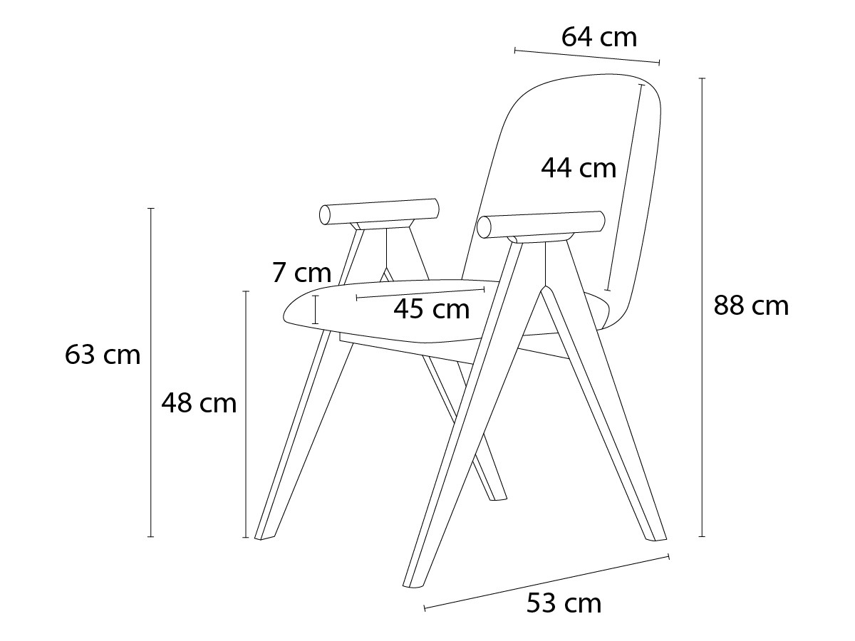 Lot de 2 chaises de table PAGNOL placage chêne massif et tissu bouclette