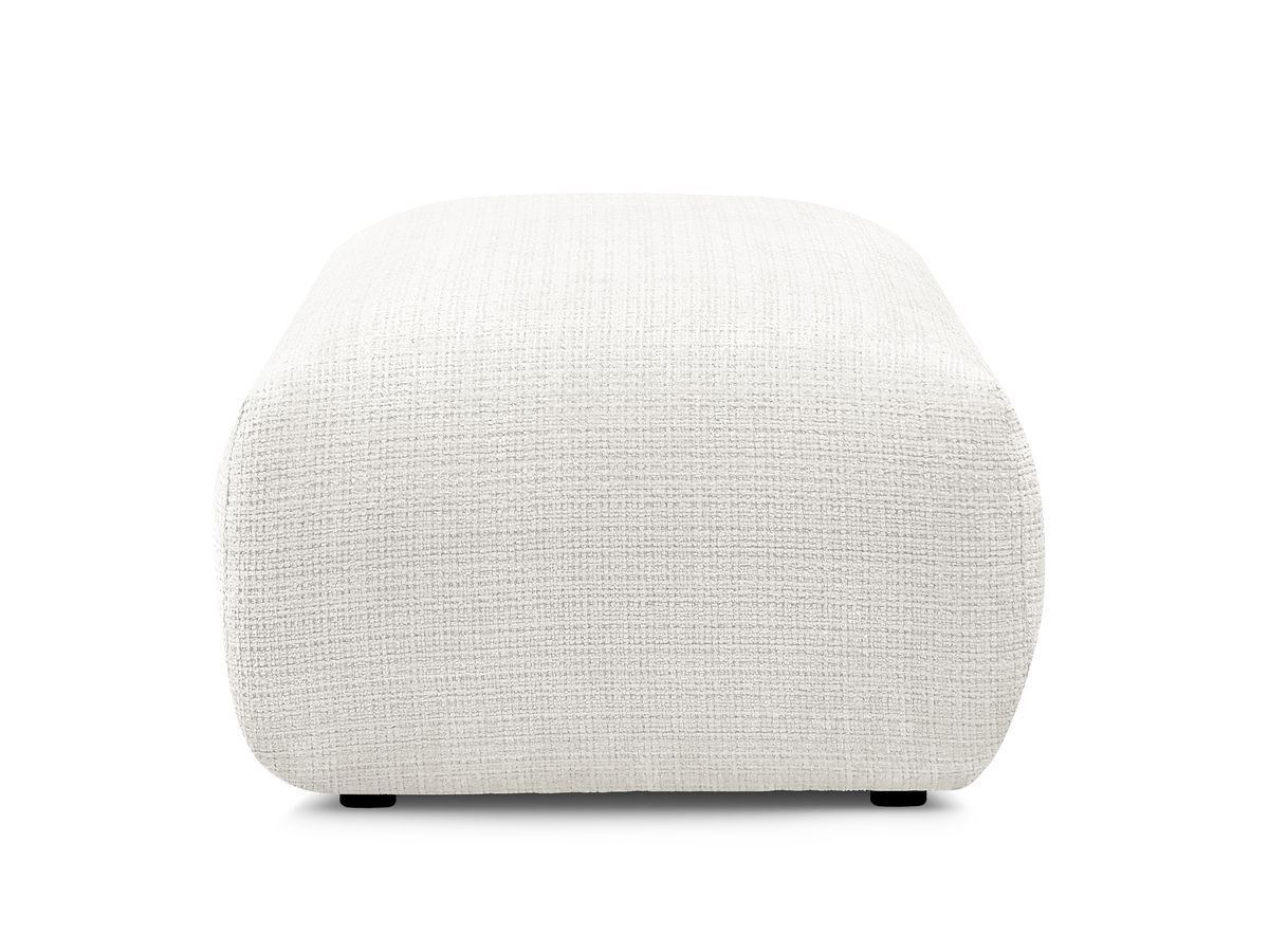 Petit pouf pour canapé modulable SIRIUS tissu texturé