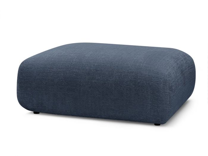 Petit pouf pour canapé modulable SIRIUS tissu texturé