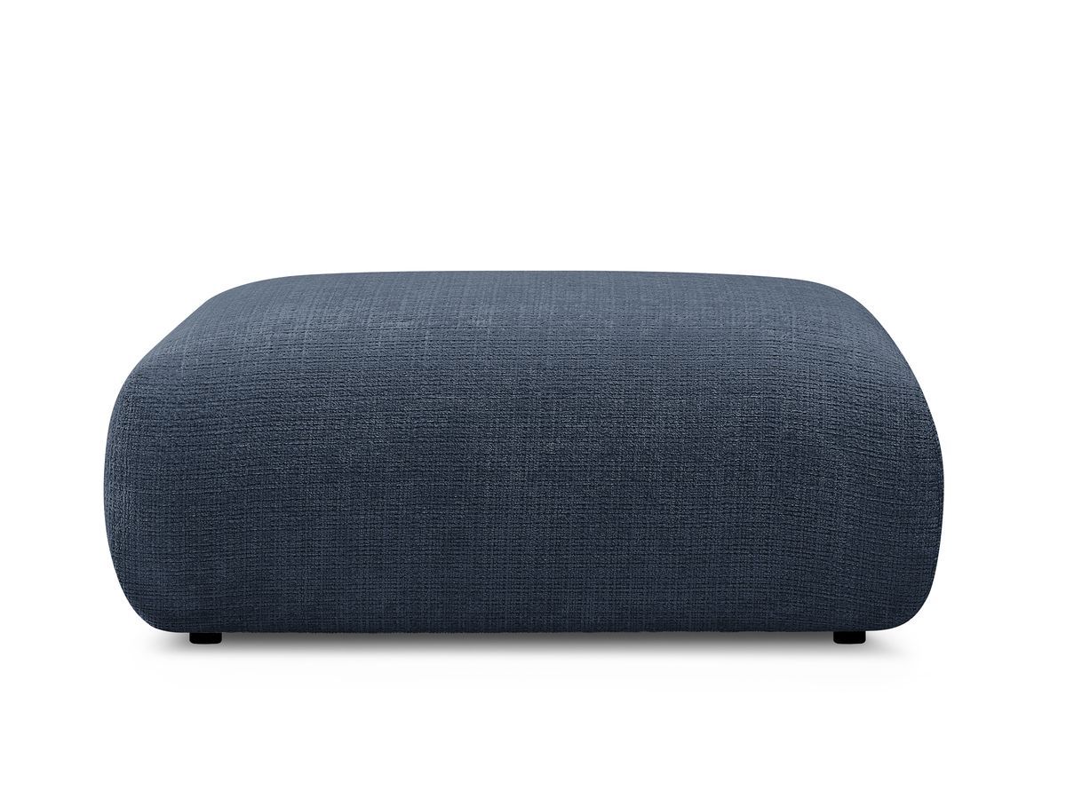 Petit pouf pour canapé modulable SIRIUS tissu texturé