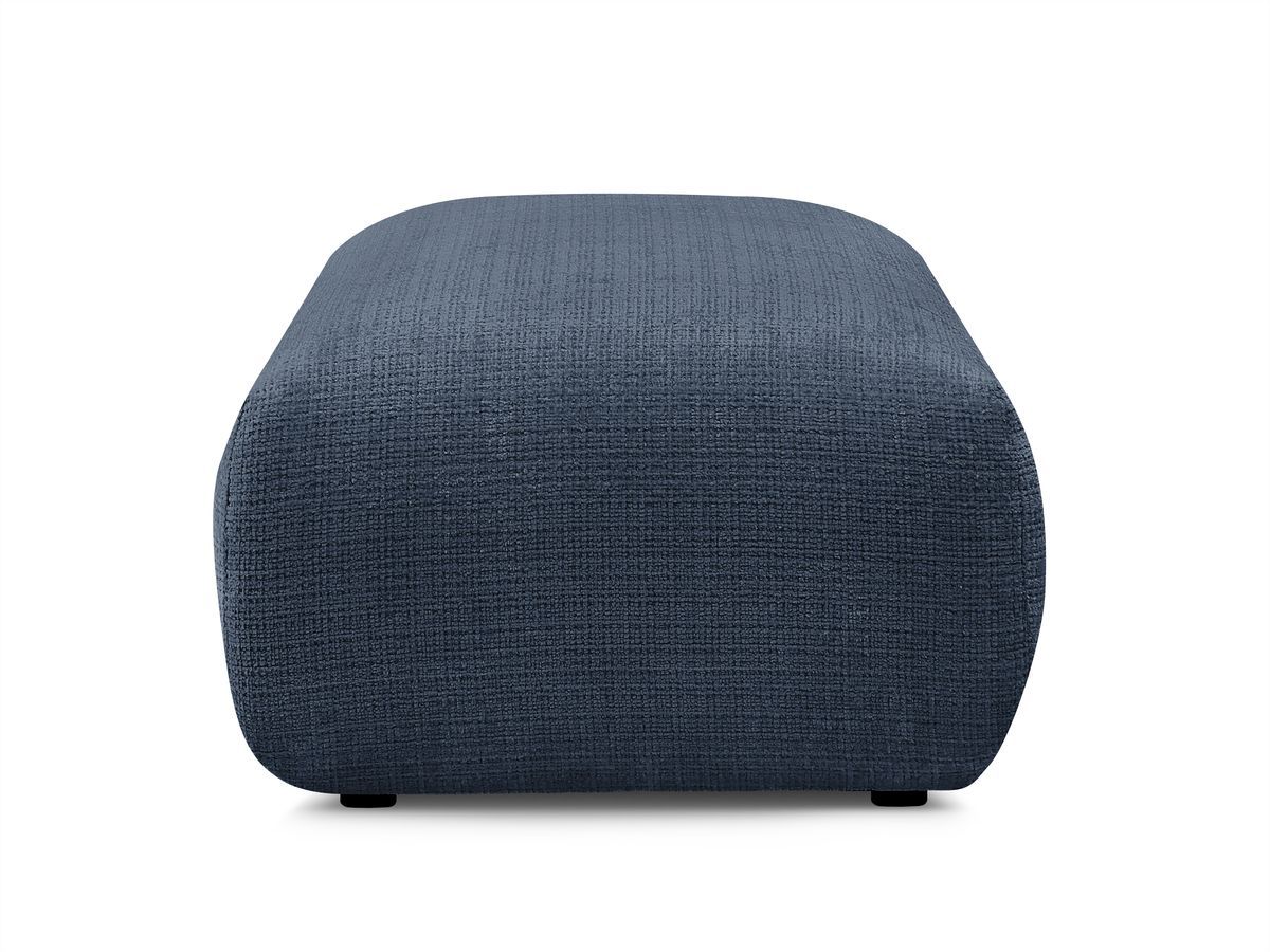Petit pouf pour canapé modulable SIRIUS tissu texturé