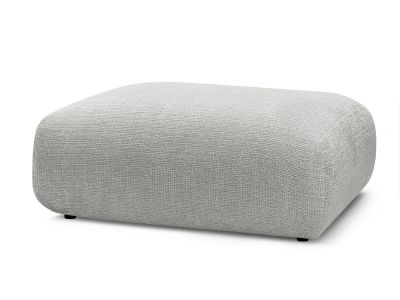 Petit pouf pour canapé modulable SIRIUS tissu texturé