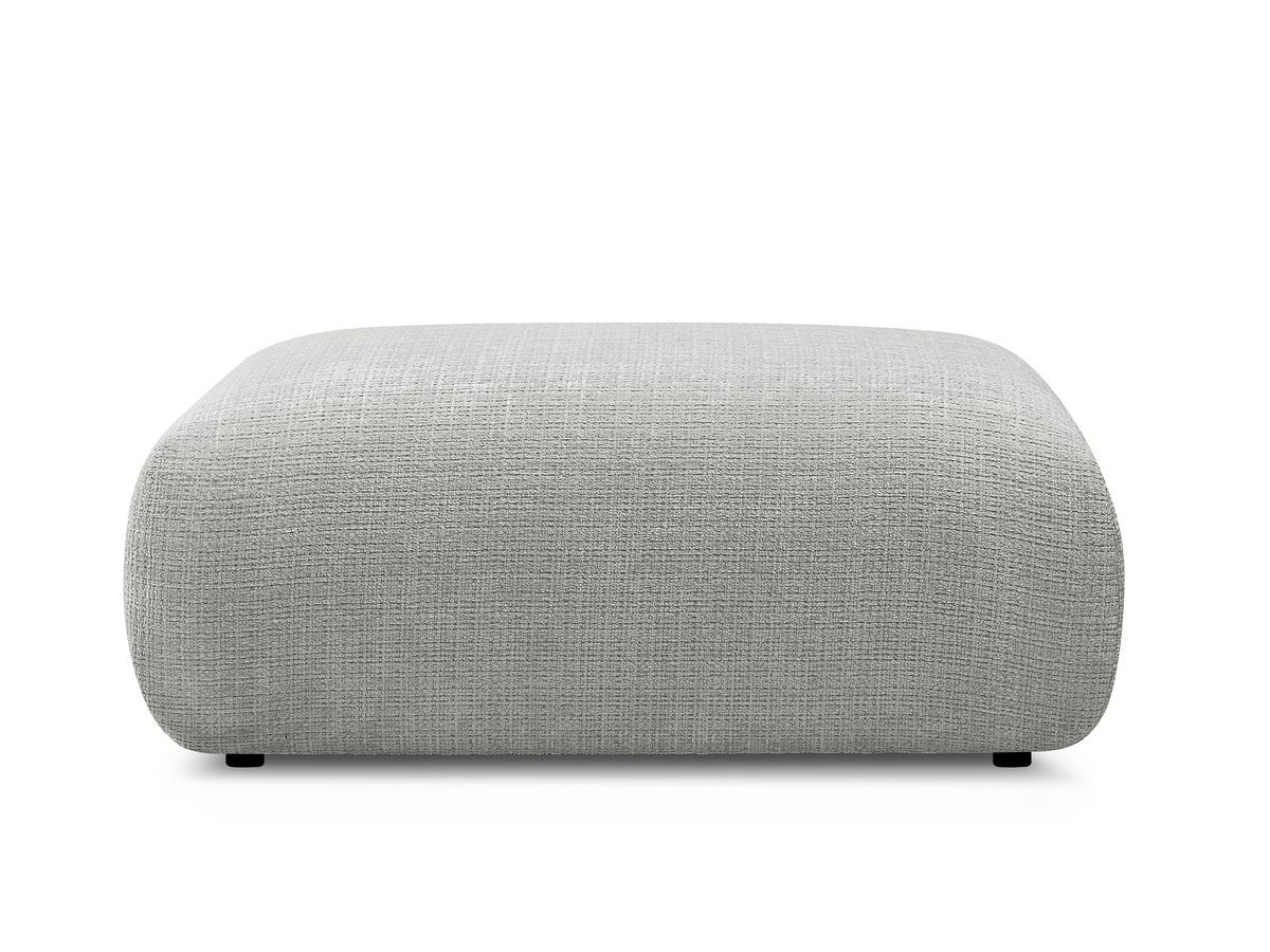 Petit pouf pour canapé modulable SIRIUS tissu texturé