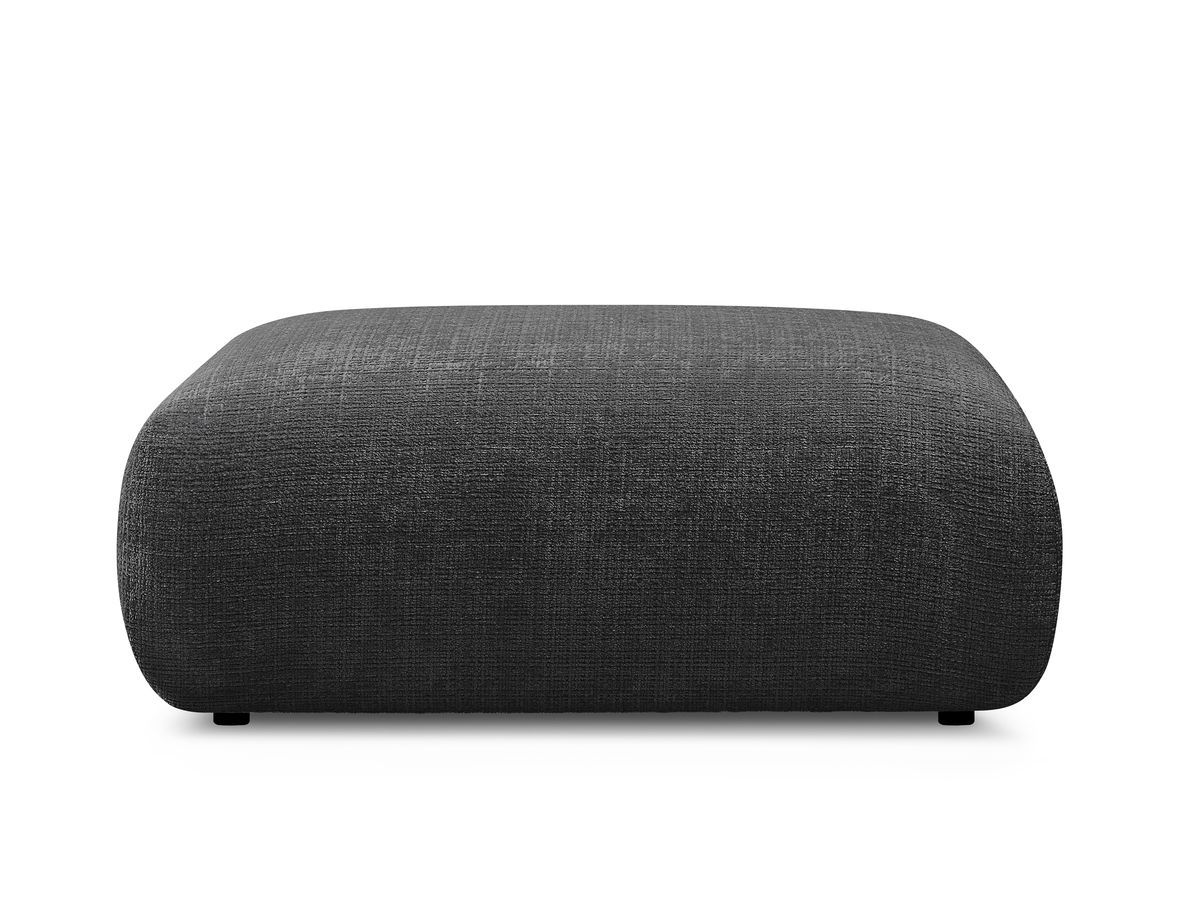 Petit pouf pour canapé modulable SIRIUS tissu texturé