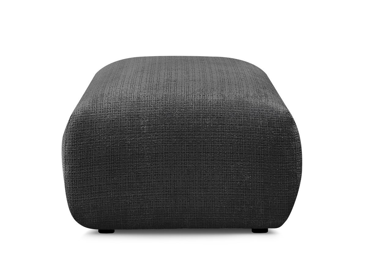Petit pouf pour canapé modulable SIRIUS tissu texturé