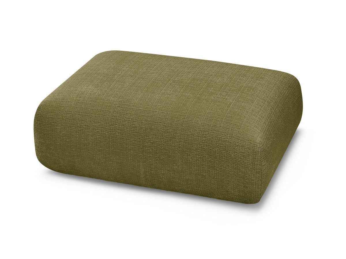 Petit pouf pour canapé modulable SIRIUS tissu texturé