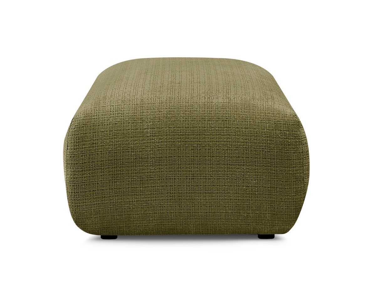 Petit pouf pour canapé modulable SIRIUS tissu texturé