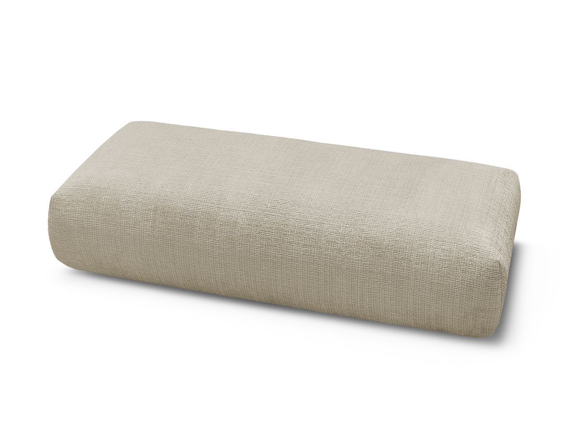 Grand pouf pour canapé modulable SIRIUS tissu texturé