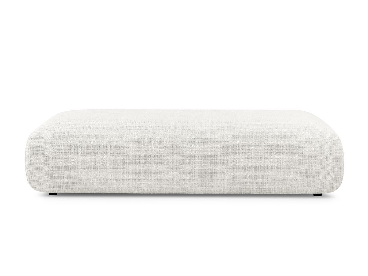 Grand pouf pour canapé modulable SIRIUS tissu texturé