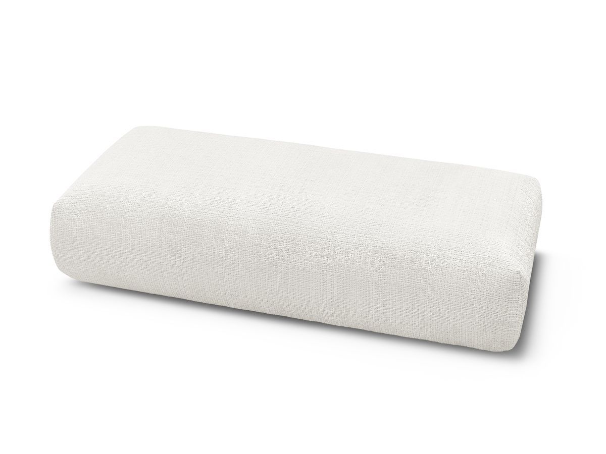Grand pouf pour canapé modulable SIRIUS tissu texturé