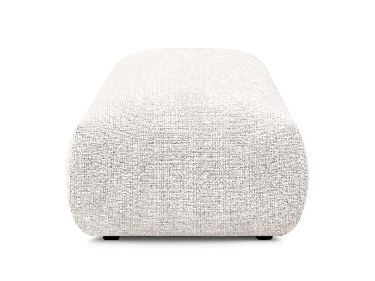 Grand pouf pour canapé modulable SIRIUS tissu texturé