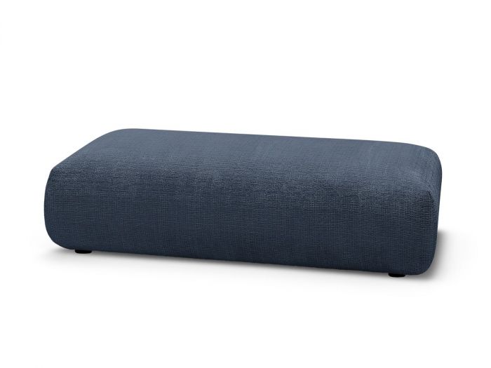 Grand pouf pour canapé modulable SIRIUS tissu texturé