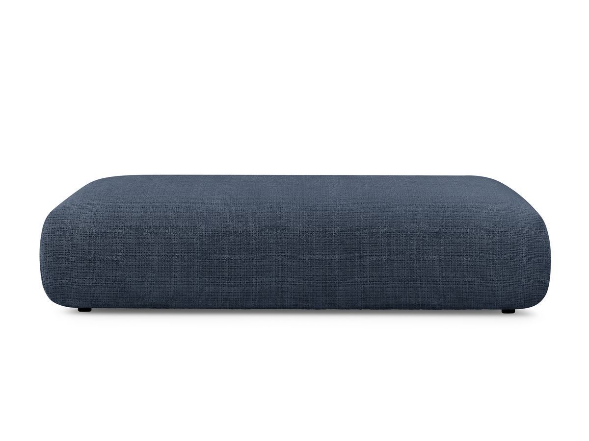Grand pouf pour canapé modulable SIRIUS tissu texturé