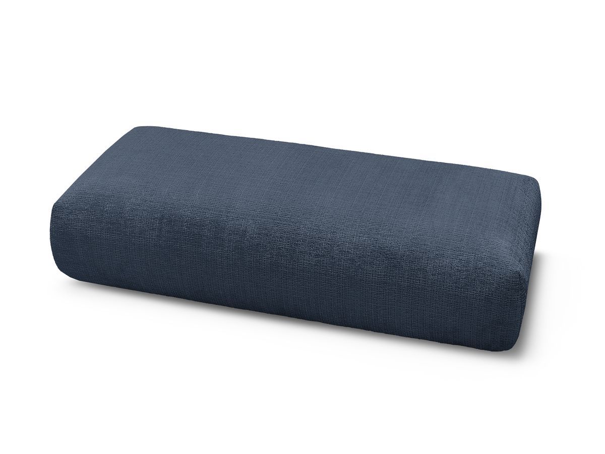 Grand pouf pour canapé modulable SIRIUS tissu texturé