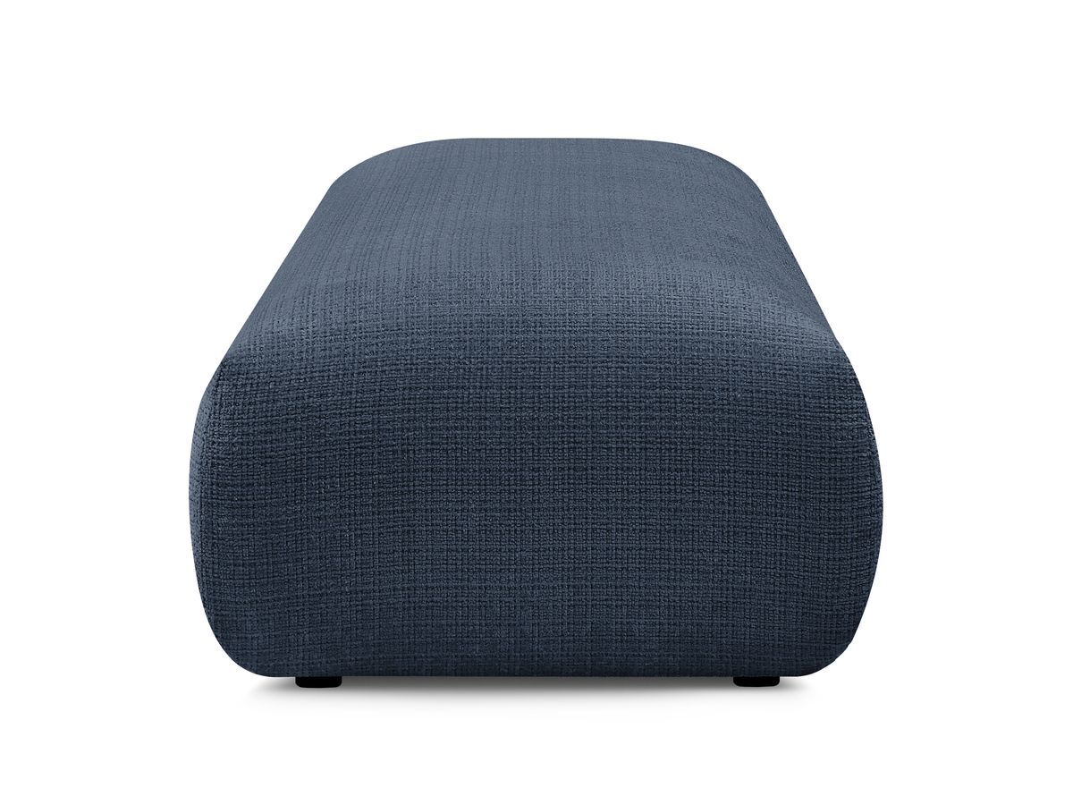 Grand pouf pour canapé modulable SIRIUS tissu texturé
