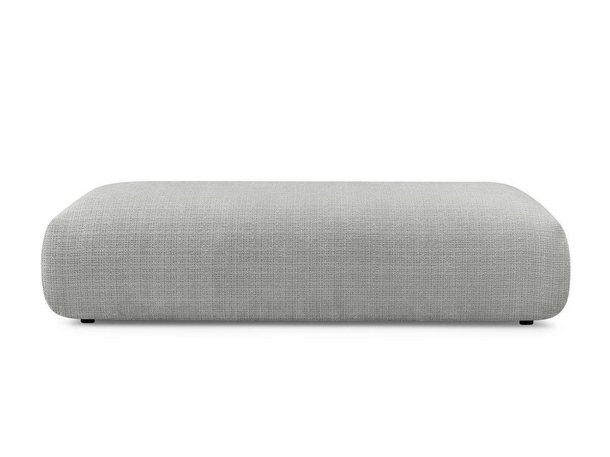 Grand pouf pour canapé modulable SIRIUS tissu texturé