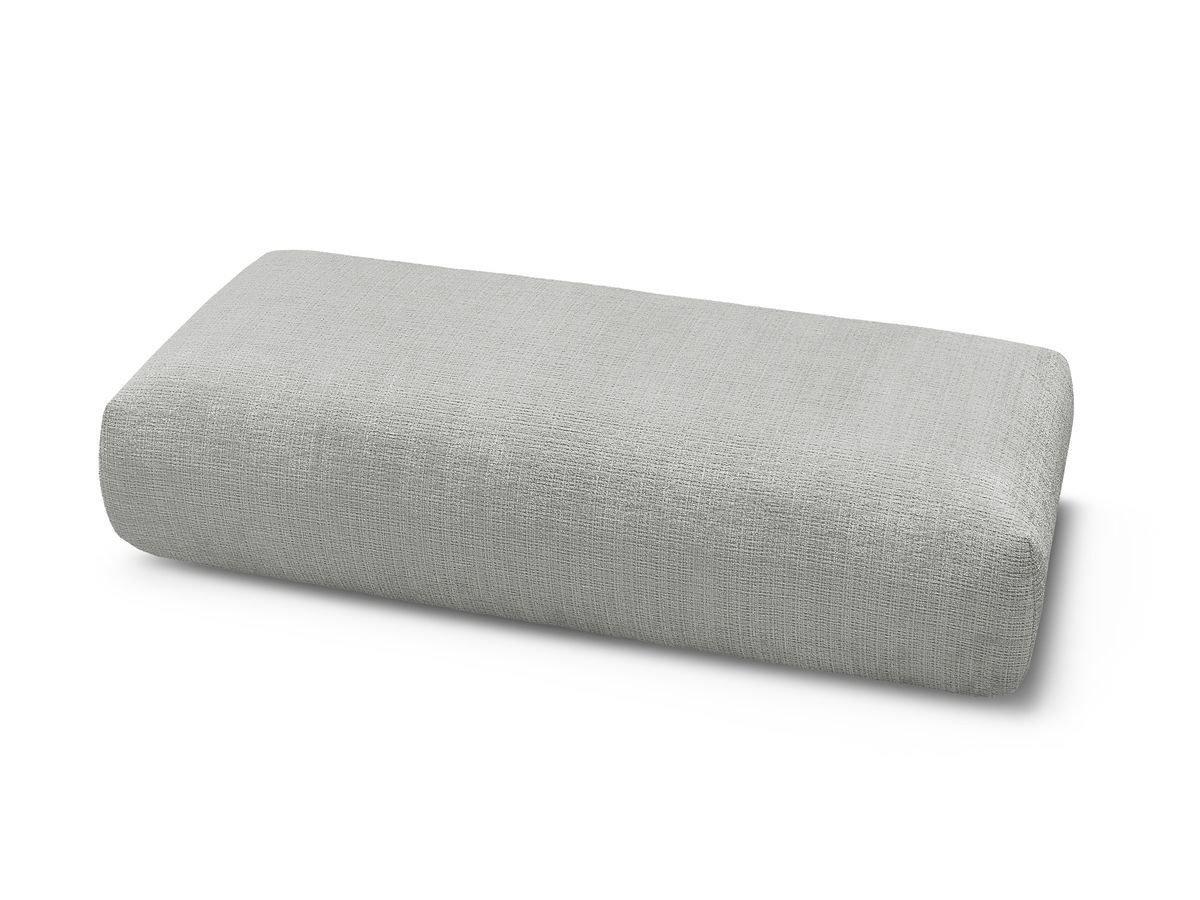 Grand pouf pour canapé modulable SIRIUS tissu texturé