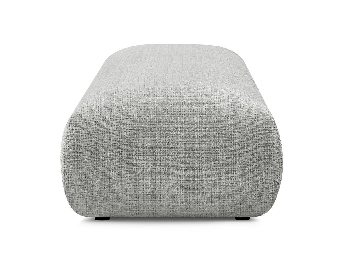Grand pouf pour canapé modulable SIRIUS tissu texturé