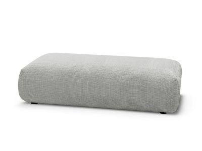 Grand pouf pour canapé modulable SIRIUS tissu texturé