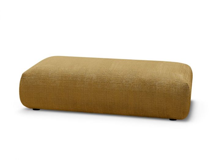 Grand pouf pour canapé modulable SIRIUS tissu texturé
