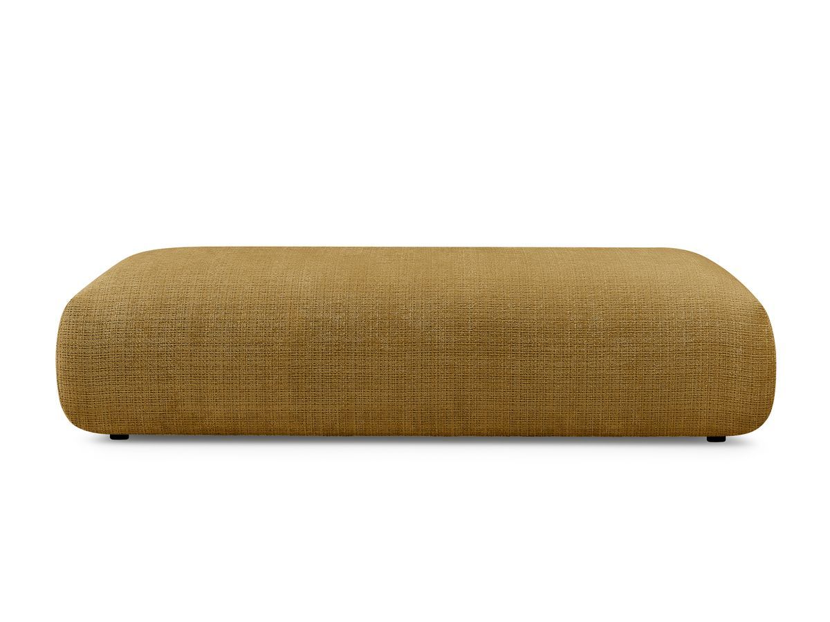 Grand pouf pour canapé modulable SIRIUS tissu texturé